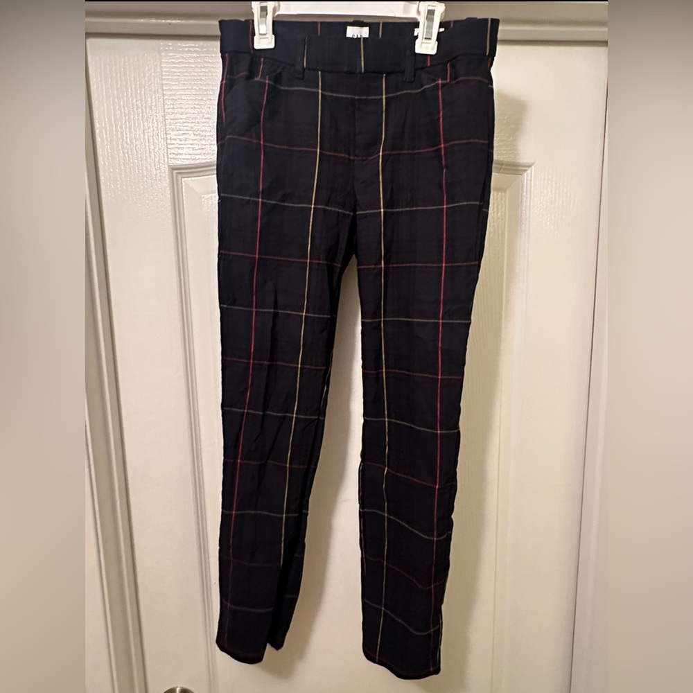 Gap Signature Skinny Slacks | Size 2 | Checkered